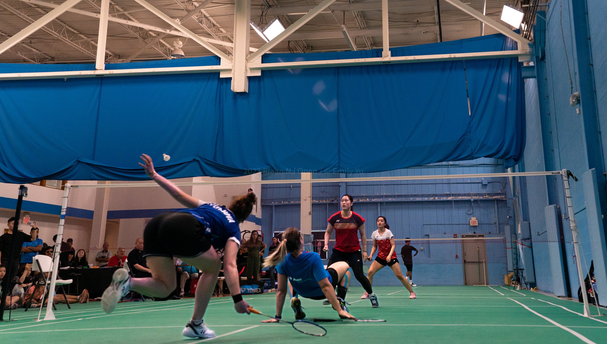 Player in action at tournament